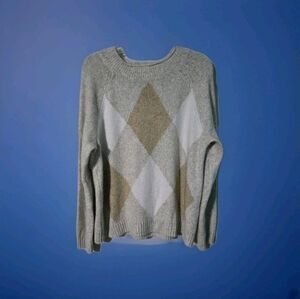 EUC XXL Argyle Sweater